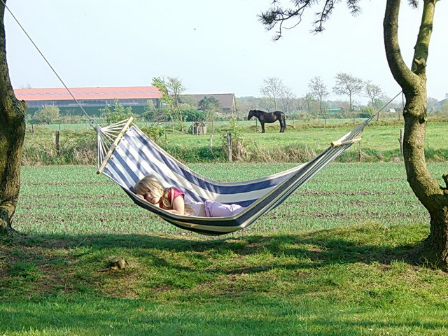 Gemtliches Relaxen im Garten.